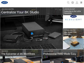 'lacie.com' screenshot