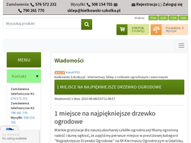 'kielkowski-szkolka.pl' screenshot