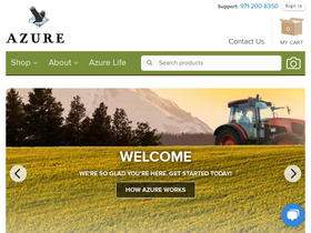 'azurestandard.com' screenshot