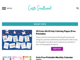 'cassiesmallwood.com' screenshot