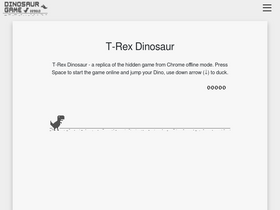 'dinosaur-game.io' screenshot