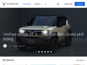 'vinfast.vn' screenshot