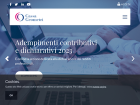 'cassageometri.it' screenshot