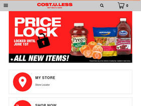 'shopcostuless.com' screenshot