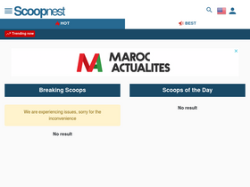 'scoopnest.com' screenshot