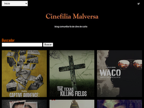 'cinefiliamalversa.blogspot.com' screenshot