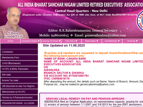 'aibsnlrea.org' screenshot