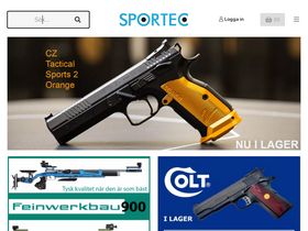 'sportec.se' screenshot