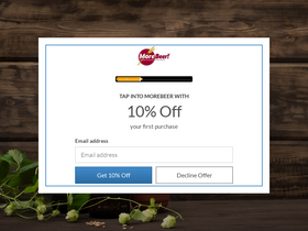 'morebeer.com' screenshot