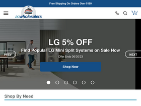 'acwholesalers.com' screenshot