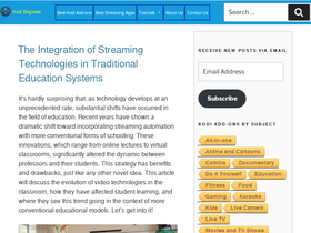 'kodibeginner.com' screenshot