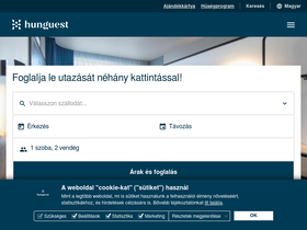 'hunguesthotels.hu' screenshot