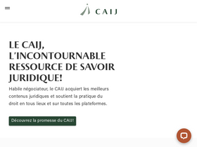 'caij.qc.ca' screenshot