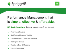 'sprigghr.com' screenshot