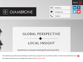 'giambronelaw.com' screenshot