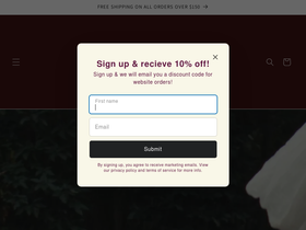 Botanical Avenue website screenshot