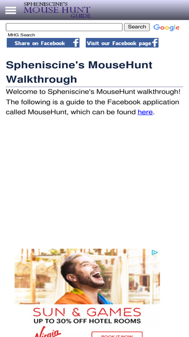 Spheniscine's MouseHunt Walkthrough