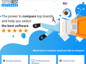 'toptenbestsoftware.org' screenshot
