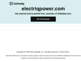 'electriqpower.com' screenshot