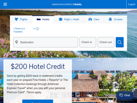 'amextravel.com' screenshot