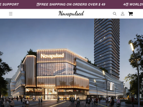 Novapulsed website screenshot