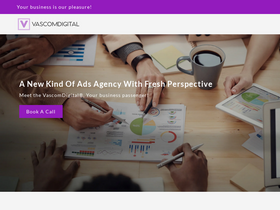 vascomdigital.com homepage screenshot