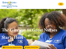 'barnesjewishcollege.edu' screenshot