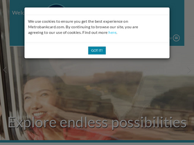 'metrobankcard.com' screenshot