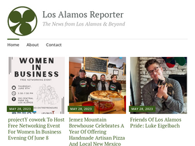 'losalamosreporter.com' screenshot