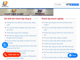 'thanhlapdoanhnghiepvn.vn' screenshot