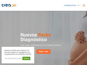 'creavalencia.com' screenshot