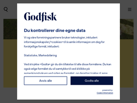 'godfisk.no' screenshot