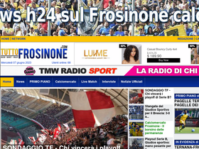 'tuttofrosinone.com' screenshot