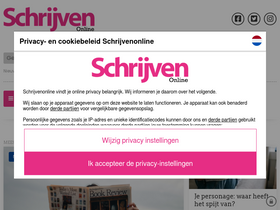 'schrijvenonline.org' screenshot