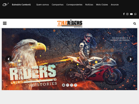 'theriders.com.br' screenshot