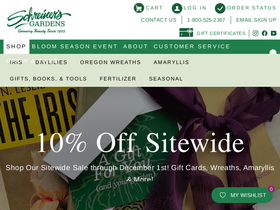 'schreinersgardens.com' screenshot