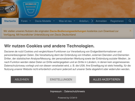 'dacianer.de' screenshot