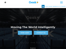 'geekplus.com' screenshot