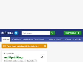 'cestina20.cz' screenshot
