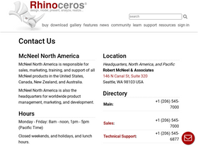 'mcneel.com' screenshot