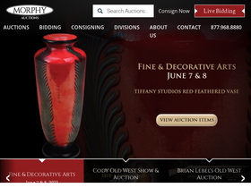 'morphyauctions.com' screenshot