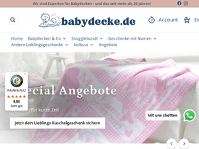 babydecke homepage screenshot
