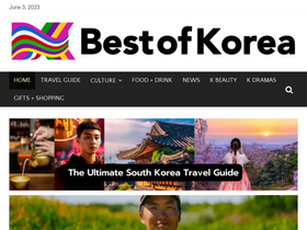 'bestofkorea.com' screenshot