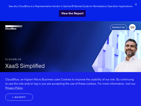 'cloudblue.com' screenshot