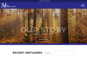 'martinfuneralhomeinc.com' screenshot