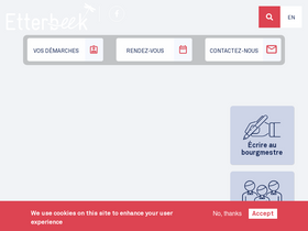 'etterbeek.brussels' screenshot