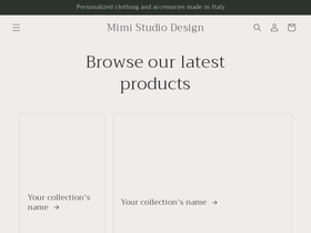 mimistudiodesign.com homepage screenshot