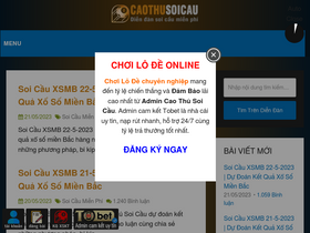 'caothusoicau.com' screenshot