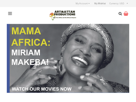 africandiasporavideo.com homepage screenshot