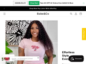 babeandcompany.co homepage screenshot